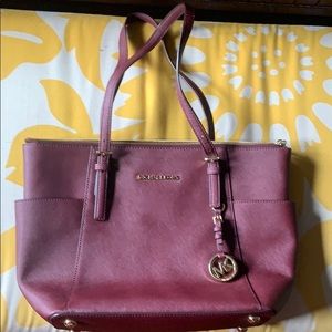 Michael Kors maroon handbag